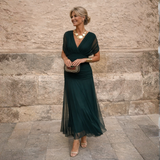 Lidia | Vestido Maxi com Ombros à Mostra