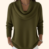 Darcy | Camisola de Gola Drapeada