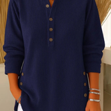 Neva™ | Túnica Henley com Botões