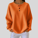 Iona - Top Henley Waffle Descontraído
