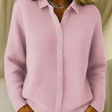 Katrina | Cardigan aos Botões em Tricot Texturado