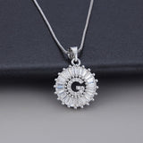 Colar em Ouro Branco com Inicial "Z" e Zircónias