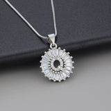 Colar em Ouro Branco com Inicial "Z" e Zircónias