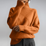 Lauren™ | Camisola de Gola Alta em Cashmere de Luxo