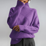 Lauren™ | Camisola de Gola Alta em Cashmere de Luxo