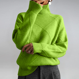 Lauren™ | Camisola de Gola Alta em Cashmere de Luxo