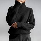 Lauren™ | Camisola de Gola Alta em Cashmere de Luxo