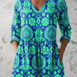 Ines | Blusa Comprida com Decote em V
