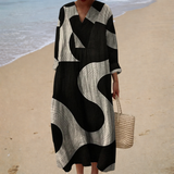 Vestido de Verão Estampado que Valoriza a Silhueta