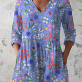 Aline | Blusa Comprida com Decote em V
