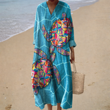 Vestido de Verão Estampado que Valoriza a Silhueta