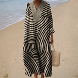 Vestido de Verão Estampado que Valoriza a Silhueta