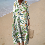 Vestido de Verão Estampado que Valoriza a Silhueta