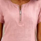 Maria | Vestido de algodão com zíper