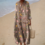 Vestido de Verão Estampado que Valoriza a Silhueta