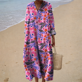 Vestido de Verão Estampado que Valoriza a Silhueta