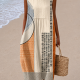 Margery | Vestido Midi Descontraído Sem Mangas