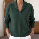 Clarissa | A Camisola Decote em V de Corte Confortável