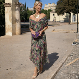 Lidia | Vestido Maxi com Ombros à Mostra