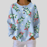 Harriet - Sweatshirt Festiva em Malha Waffle