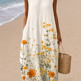 Winona | Vestido Floral Leve Sem Mangas