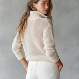 Clarissa | Camisola com Meio-Fecho, Corte Solto