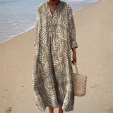 Vestido de Verão Estampado que Valoriza a Silhueta
