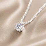 Colar "Eternity" com Zircónias em Ouro Branco