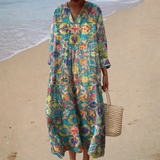 Vestido de Verão Estampado que Valoriza a Silhueta