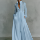Vestido maxi minimalista