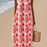 Deanna | Vestido de Verão Floral Sem Mangas