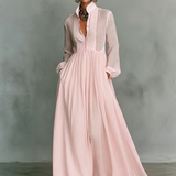 Vestido maxi minimalista