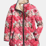 Casaco Acolchoado Rosas Empoadas Christine