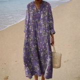 Vestido de Verão Estampado que Valoriza a Silhueta