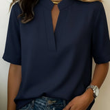 Maria | Blusa elegante com decote em V