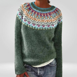 Camisola de Malha Verde Salva Véronique