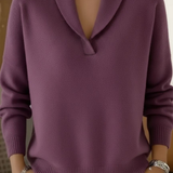 Harrington™ | Camisola Suave de Decote em V para Mulher
