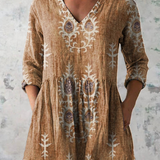 Elise | Blusa Comprida com Decote em V