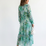 Althea | Vestido Maxi Floral de Manga Comprida