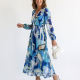 Althea | Vestido Maxi Floral de Manga Comprida
