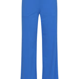 Blauwe Wide Leg Broek Met Hoge Taille | Cobalt