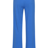 Blauwe Wide Leg Broek Met Hoge Taille | Cobalt