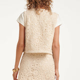 Colete Boho-Chic | Off White