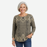 Eleni | Camisola com Estampado Geométrico