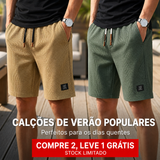 Calções confortáveis com cintura elástica | Leve 2 + 1 grátis