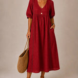 Sofia | Vestido midi de verão