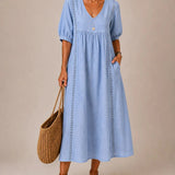 Sofia | Vestido midi de verão