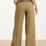 Calças Wide Leg Confortáveis | Army