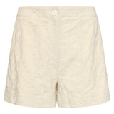 Crème Short Met Structuurstof En Minimalistisch Design | Sand