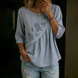 Blouse Décontractée Vintage
